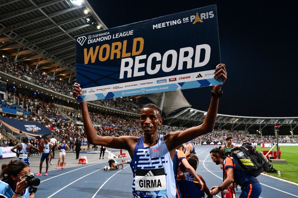 Lamecha Girma Crushes 3,000Meter Steeplechase World Record in Paris